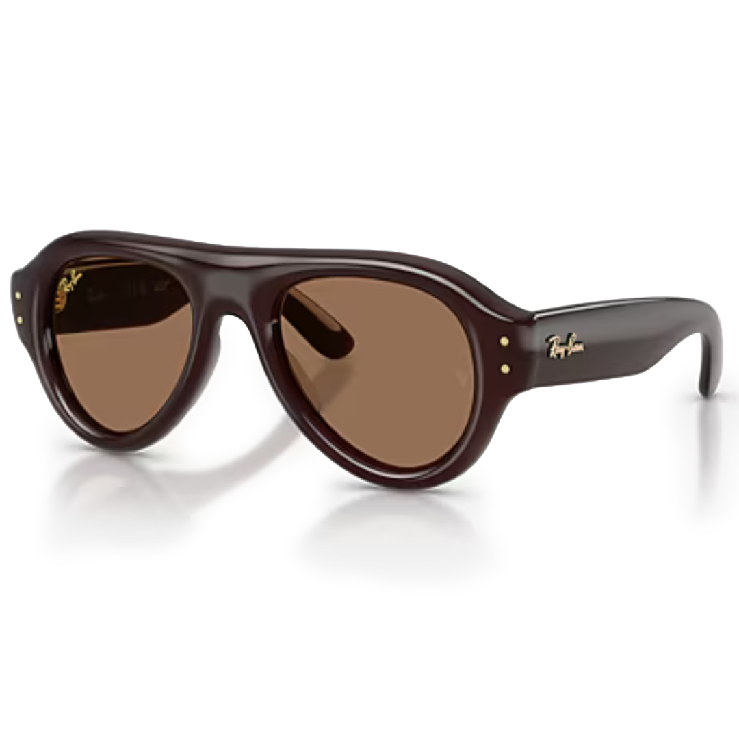 Ray Ban Aviator Puffer Brown