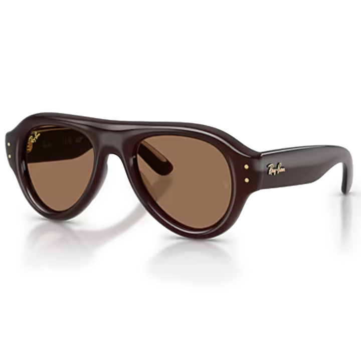 Ray Ban Aviator Puffer Brown