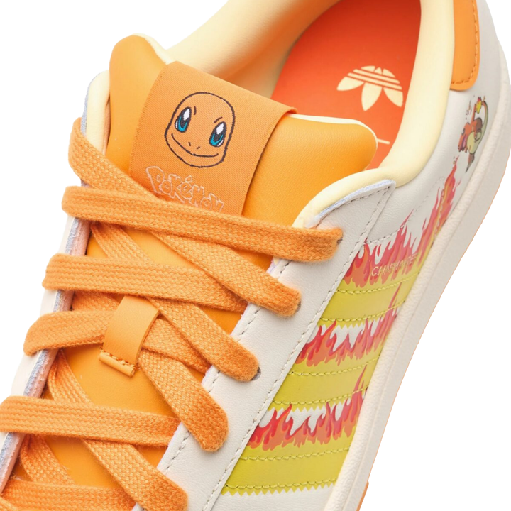 Adidas x Pokemon Men's Superstar II Charmander Cream White/Shock Yellow/Orange