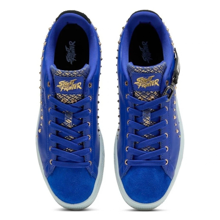 Puma X Street Fighter Men's Chun Li Blue/White Suede