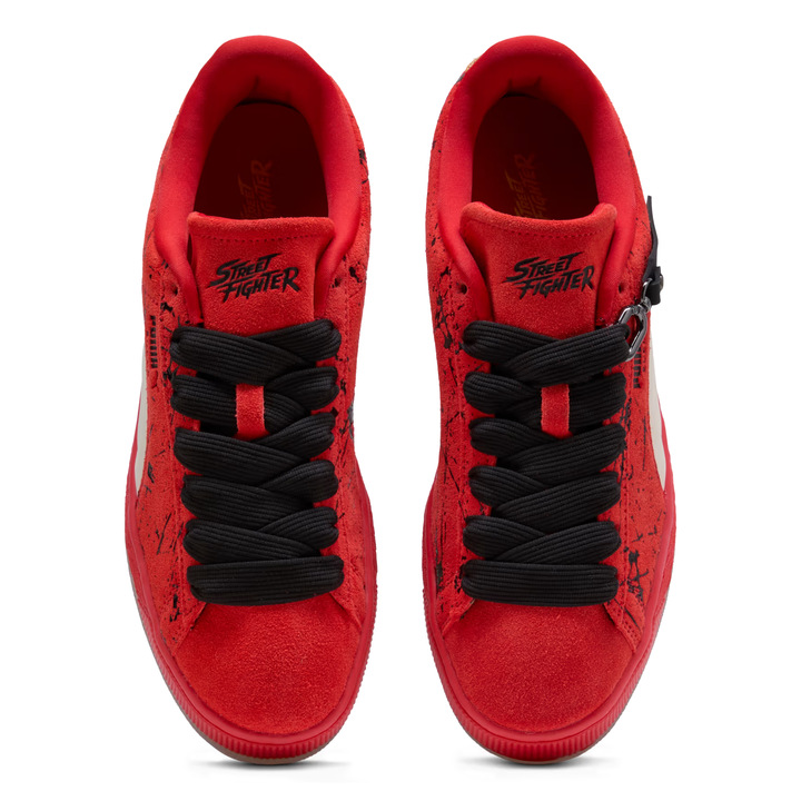 Puma X Street Fighter Men's Ken Red/White/Black Suede