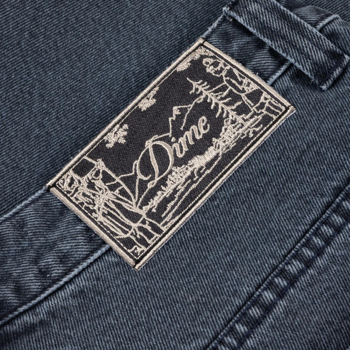 Dime Men's Classic Denim Short Overdyed Blue