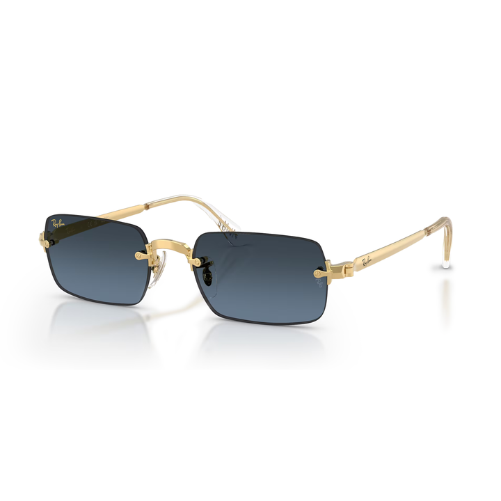 Ray Ban x A$AP Rocky RB3928 Blue Gradient Dark Grey Lens/Polished Arista Gold Frame