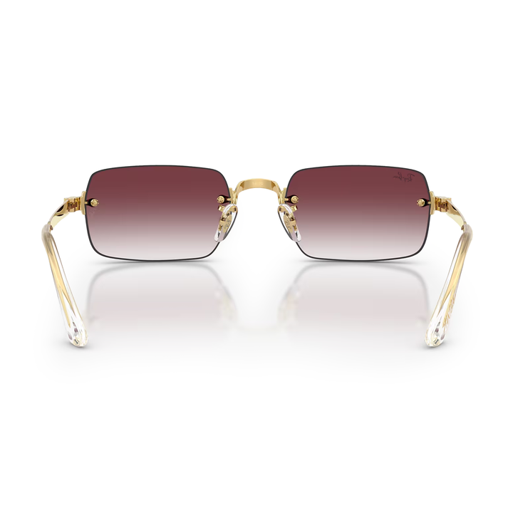 Ray Ban x A$AP Rocky RB3928 Clear Gradient Dark Violet Lens/Polished Arista Gold Frame