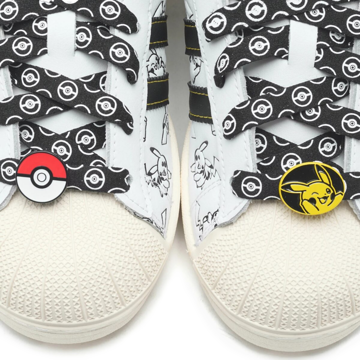 Adidas x Pokemon Men's Superstar II Pikachu Footwear White/Core Black/Gold Metallic