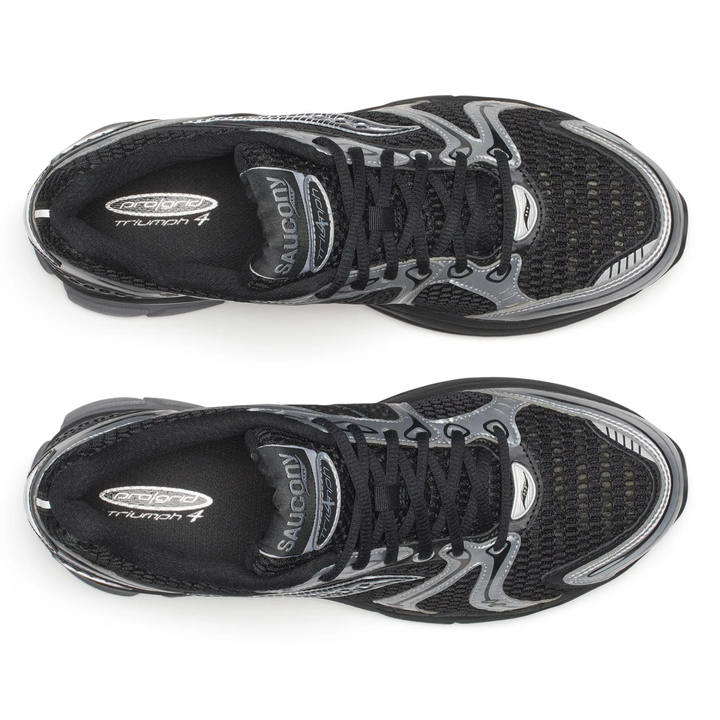 Saucony Men's ProGrid Triumph 4 Black/Silver