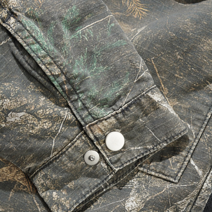 Butter Men's Ripstop Chore Jacket Forest Camouflage