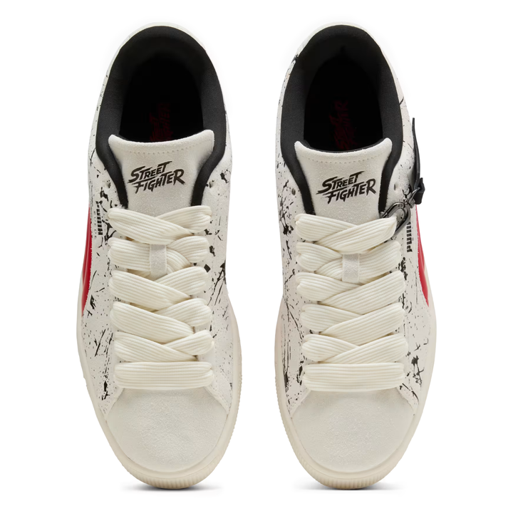 Puma X Street Fighter Men's Ryu White/Red/Black Suede