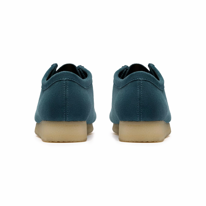 Clarks Men's Wallabee Mid Blue Suede