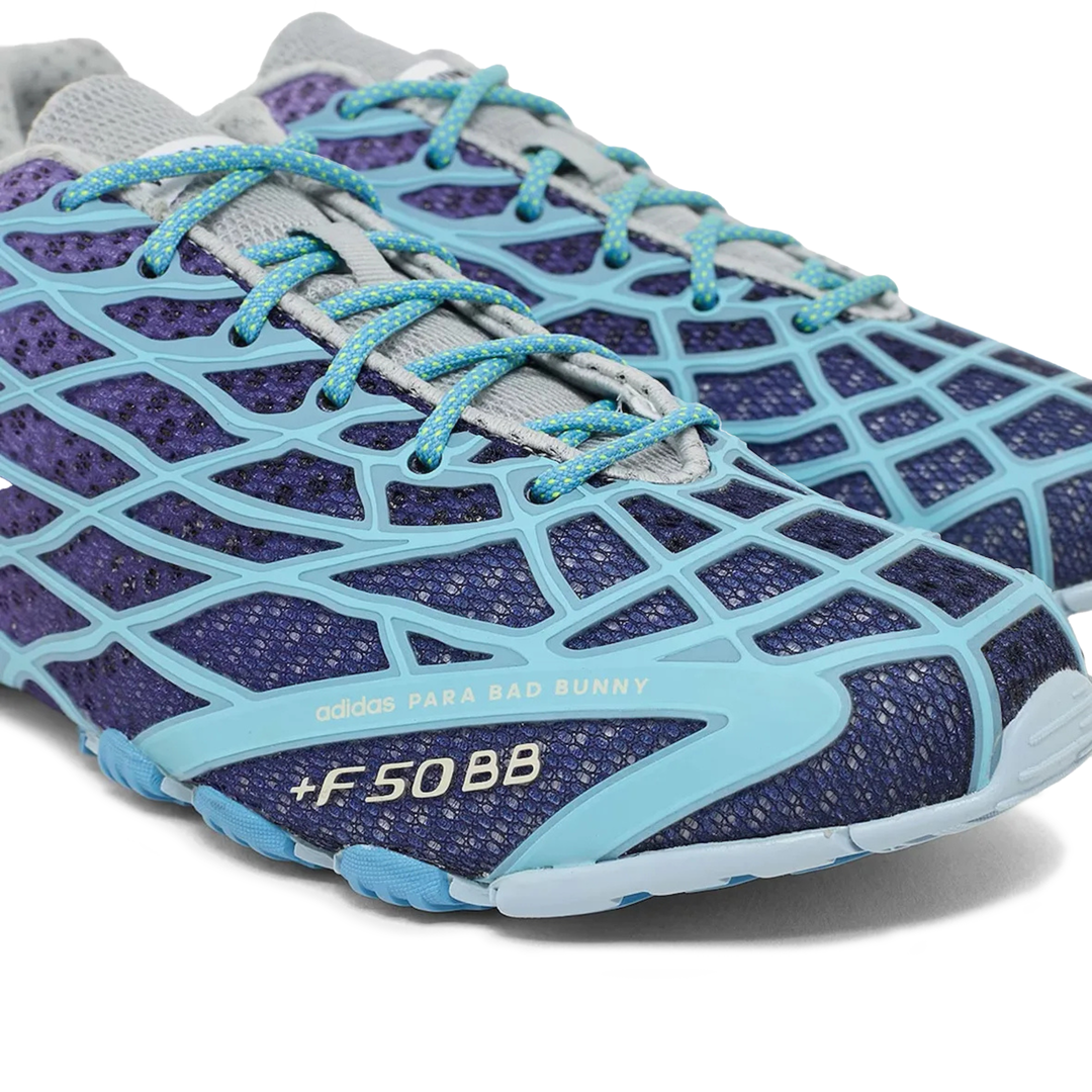 Adidas x Bad Bunny Men's F50 Ghost Sprint Dark Marine/Grey/Sky Blue