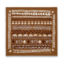 Snow Peak Men's Organic Cotton Mid Beige Dot Nordic Bandana