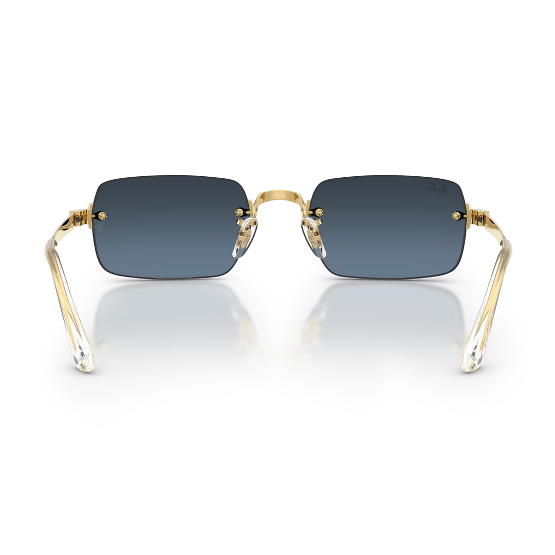 Ray Ban x A$AP Rocky RB3928 Blue Gradient Dark Grey Lens/Polished Arista Gold Frame