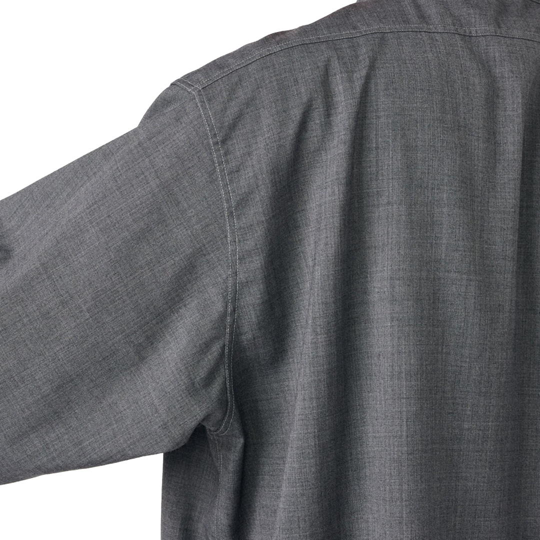 Nanamica Men's Polyester Wool Field Shirt Grey