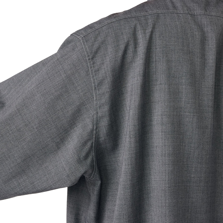 Nanamica Men's Polyester Wool Field Shirt Grey