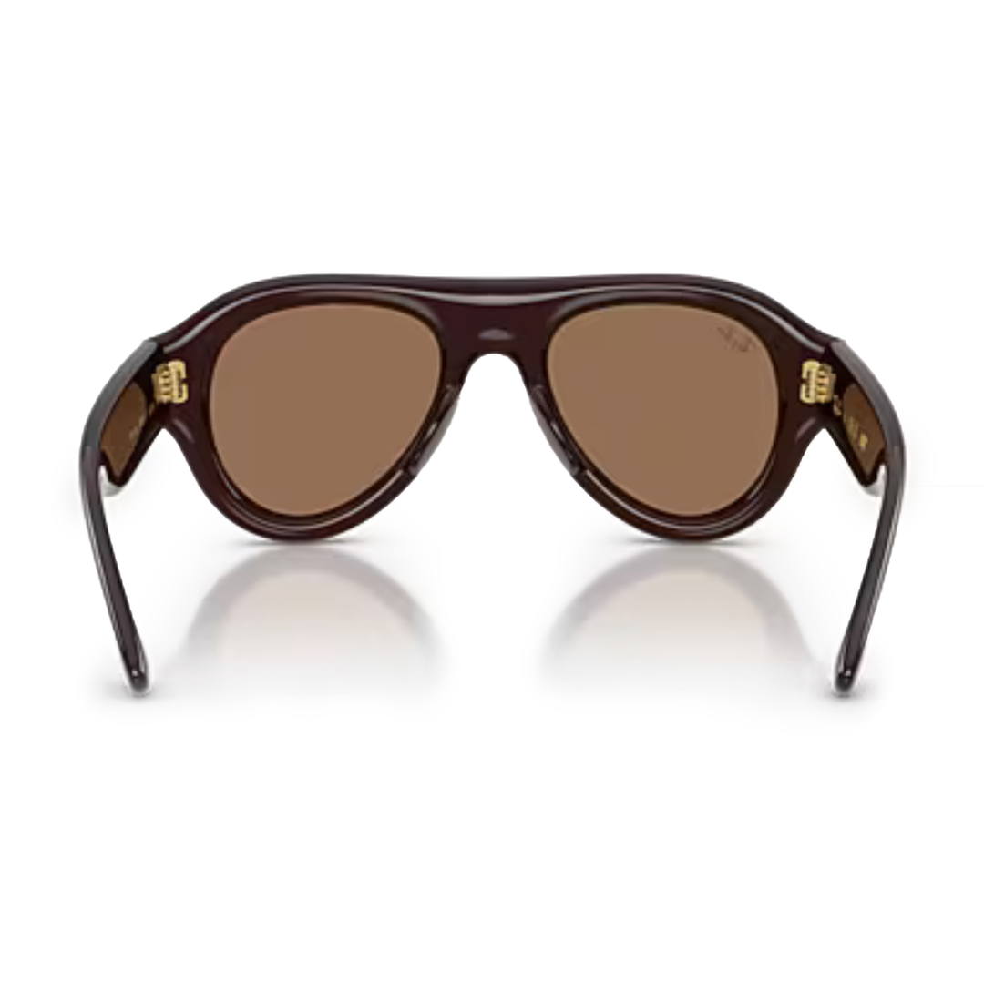Ray Ban Aviator Puffer Brown