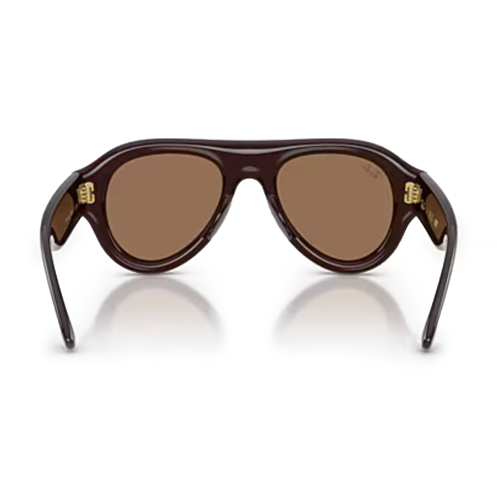 Ray Ban Aviator Puffer Brown