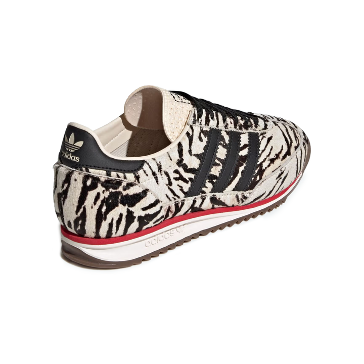 Adidas Women's SL 72 OG Zebra Off White/Core Black/Better Scarlett