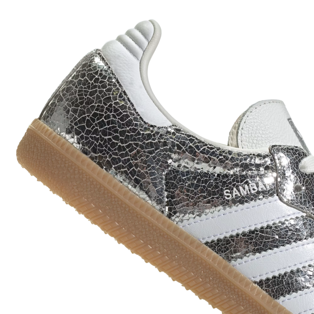 Adidas Women's Samba OG Silver Metallic/Cloud White/Core Adidas Women's Samba OG Silver Metallic/Cloud White/Core