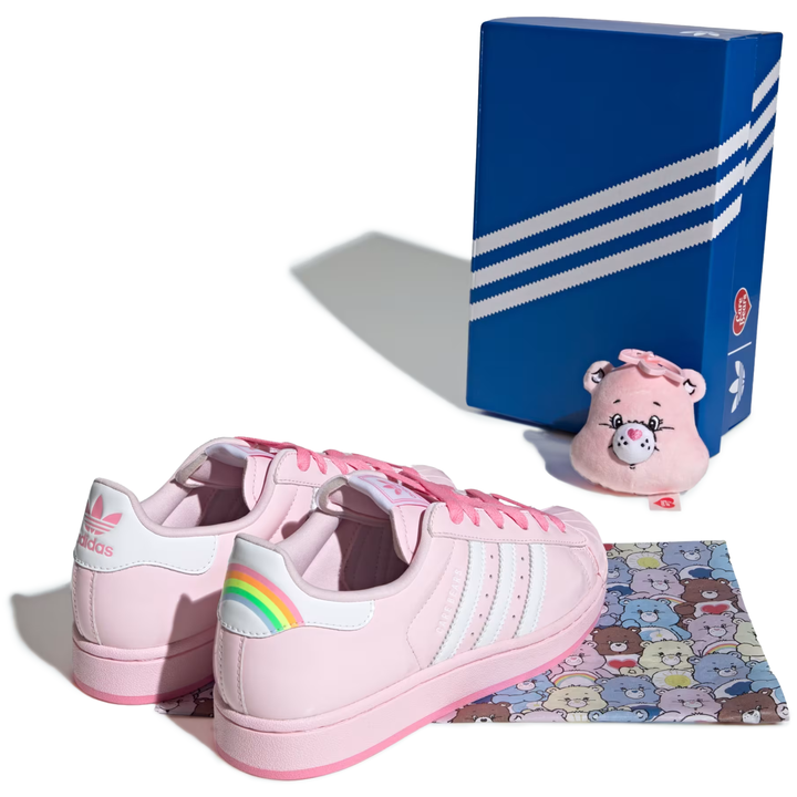 Adidas x Care Bears Women's Superstar II Clear Pink/Cloud White/Bliss Pink