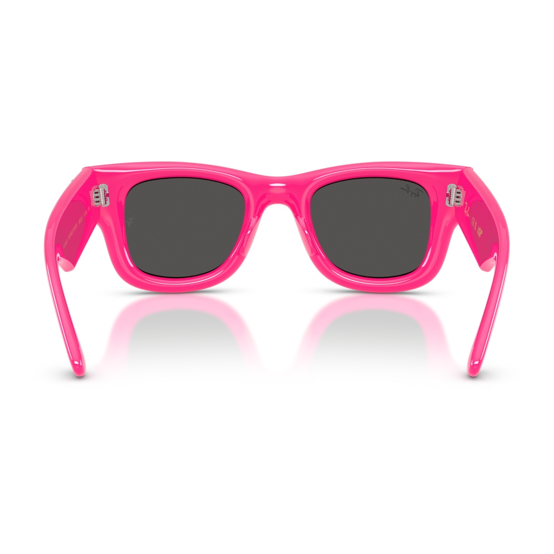 Ray Ban X A$AP Rocky Wayfarer Puffer Crystal Edition Polished Pink & Strass Frame/Ultra Black Lenses