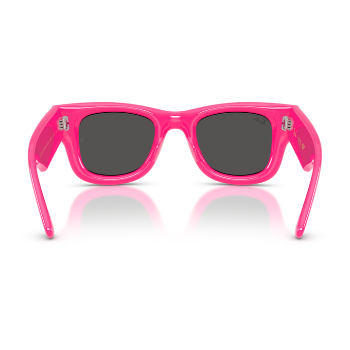 Ray Ban X A$AP Rocky Wayfarer Puffer Crystal Edition Polished Pink & Strass Frame/Ultra Black Lenses