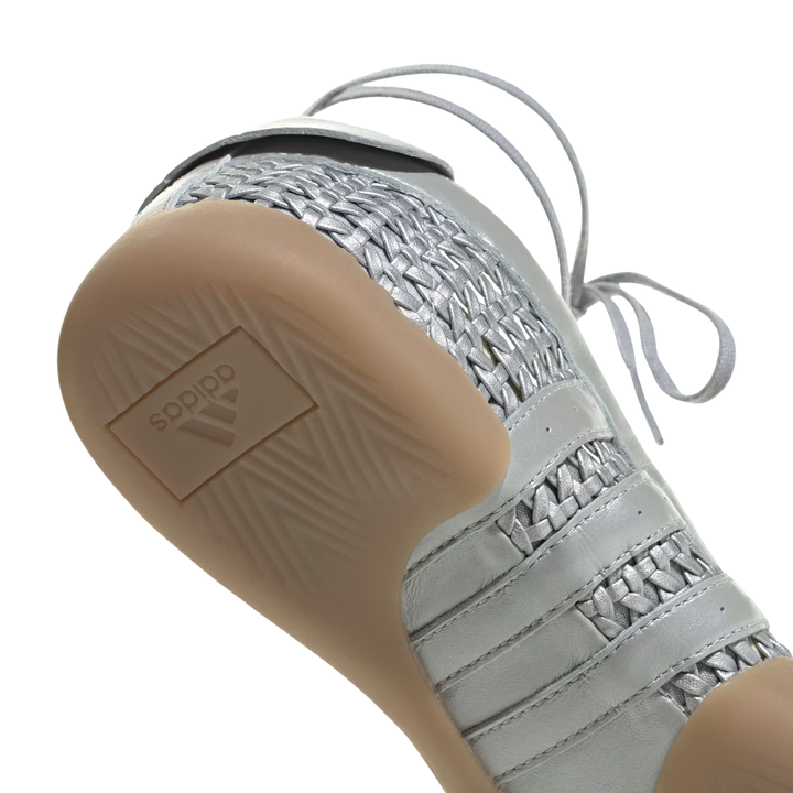 Adidas Women's Taekwondo Mei Ballet Silver Metallic Woven Leather