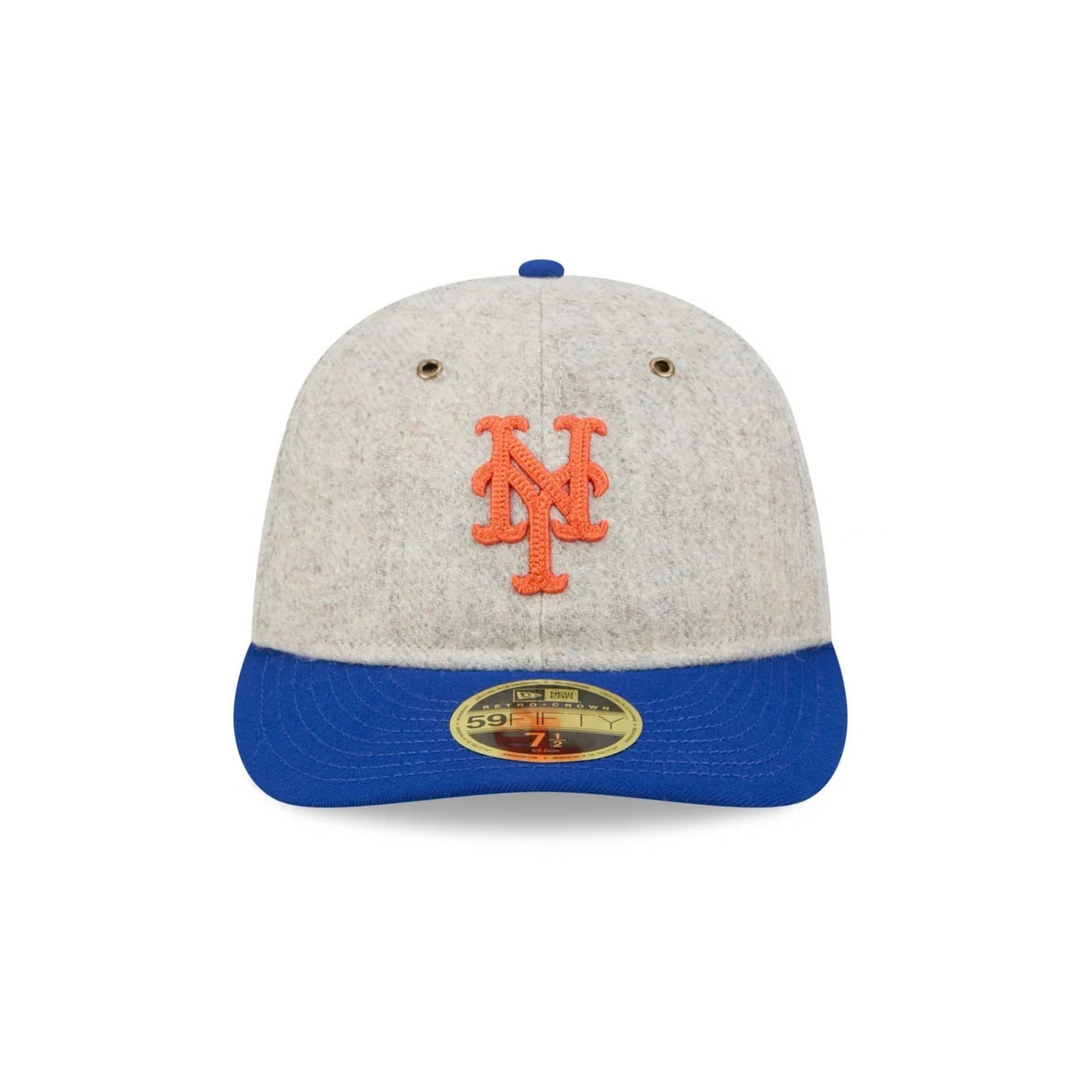 New Era 59FIFTY New York Mets Moon Herringbone Retro Crown Fitted