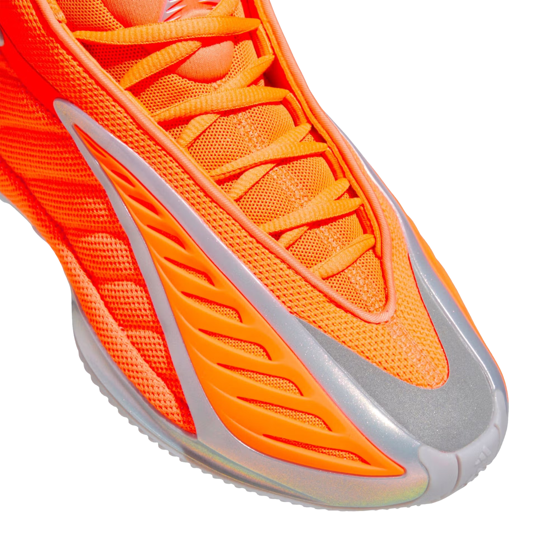 Adidas Men's Anthony Edwards 2 Lucid Orange/Silver Metallic/Grey Adidas Men's Anthony Edwards 2 Lucid Orange/Silver Metallic/Grey