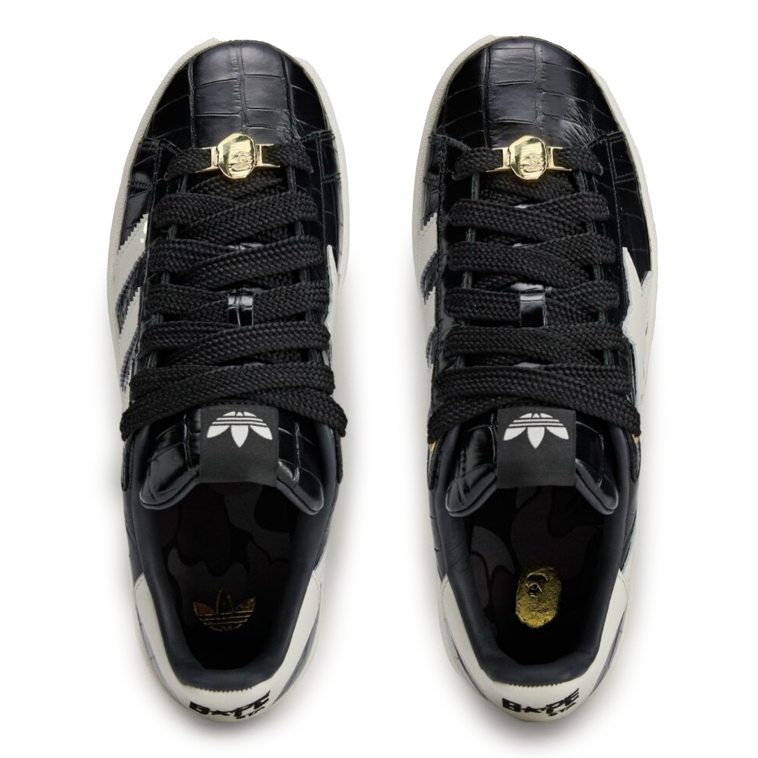 Adidas x BAPE Men's Campus 00s Core Black/Footwear White/Core Black