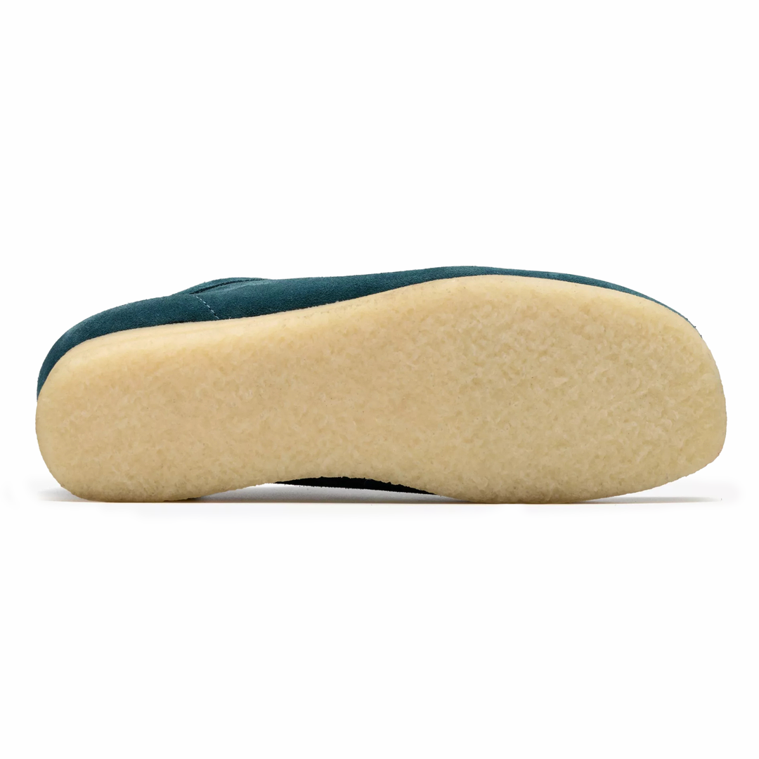 Clarks Men's Wallabee Mid Blue Suede