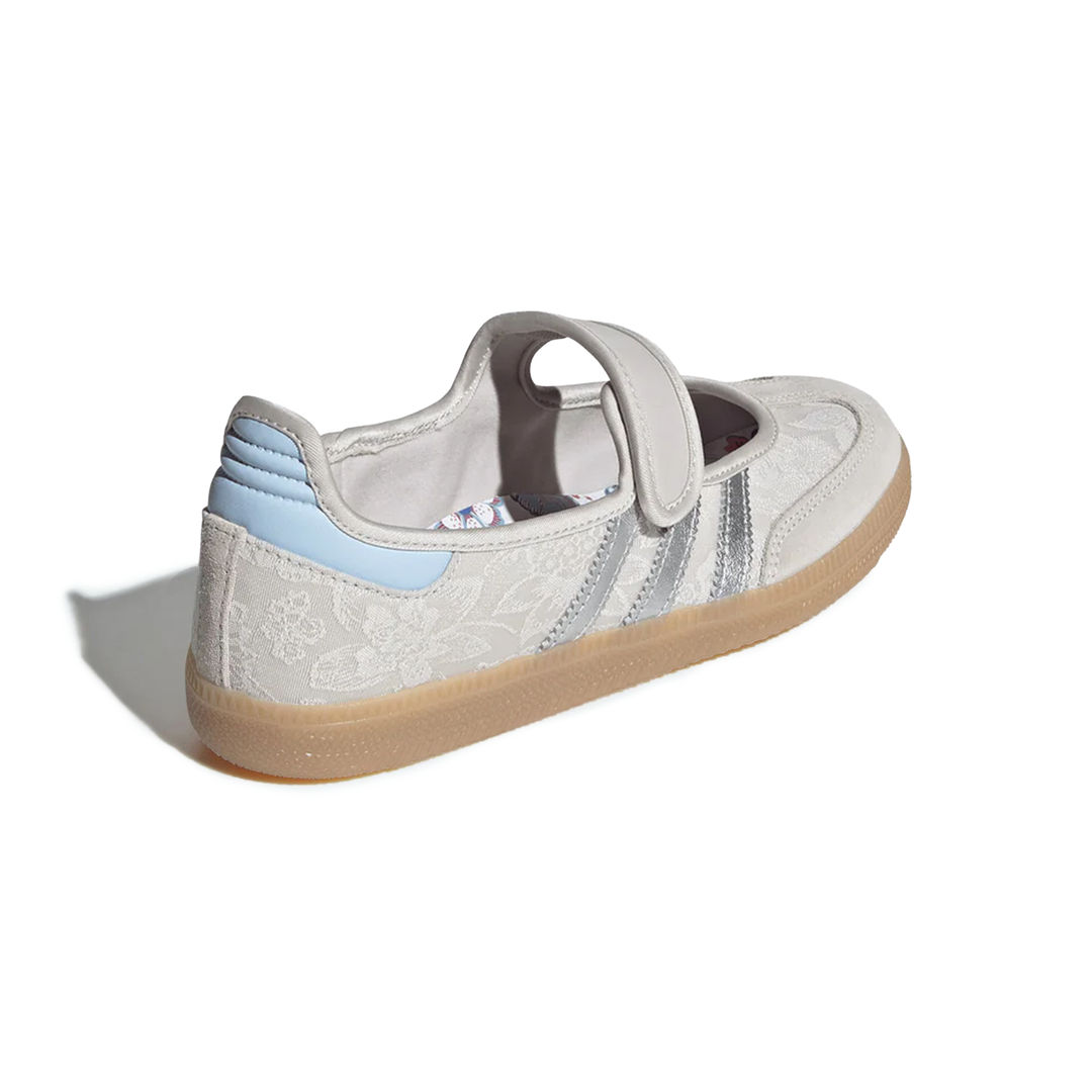 Adidas x Liberty London Women's Samba Jane Chalk Pearl/Silver Metallic West NYC Adidas x Liberty London Women's Samba Jane Chalk Pearl/Silver Metallic West NYC