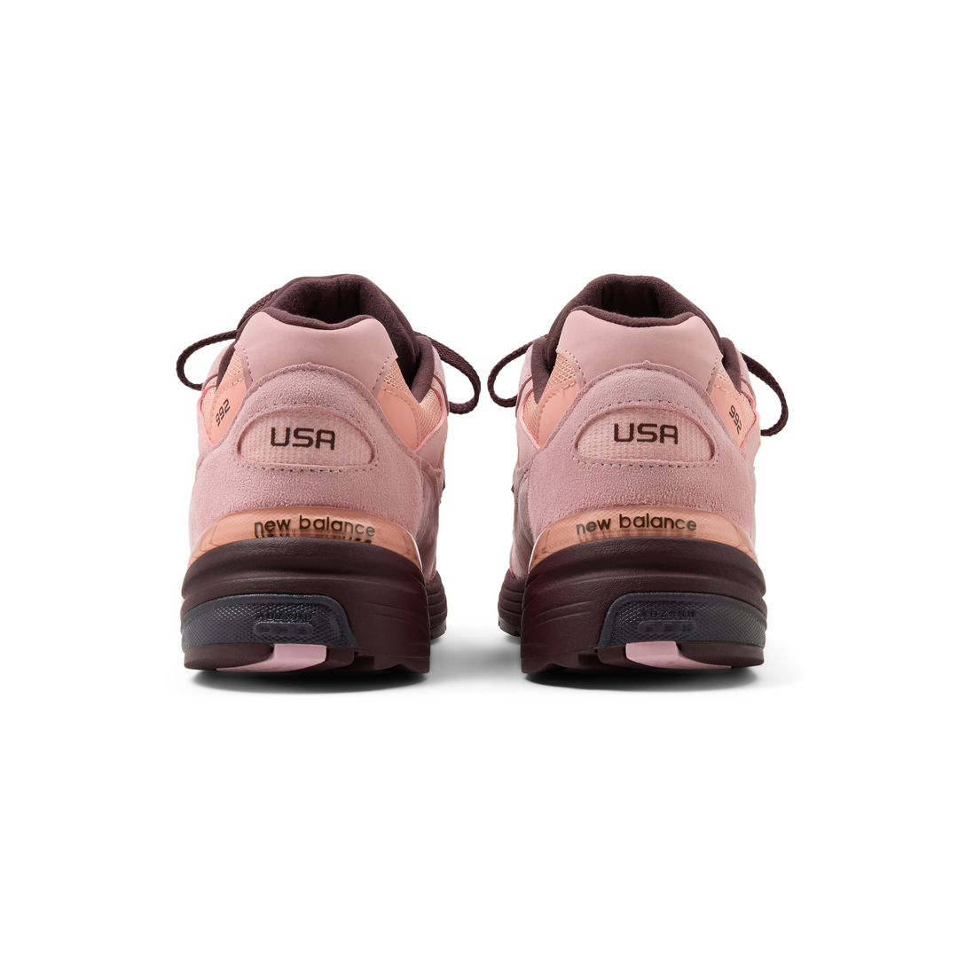 New Balance Men's U992PK Pink Chalk/Pink Lemonade/Cherry Leather