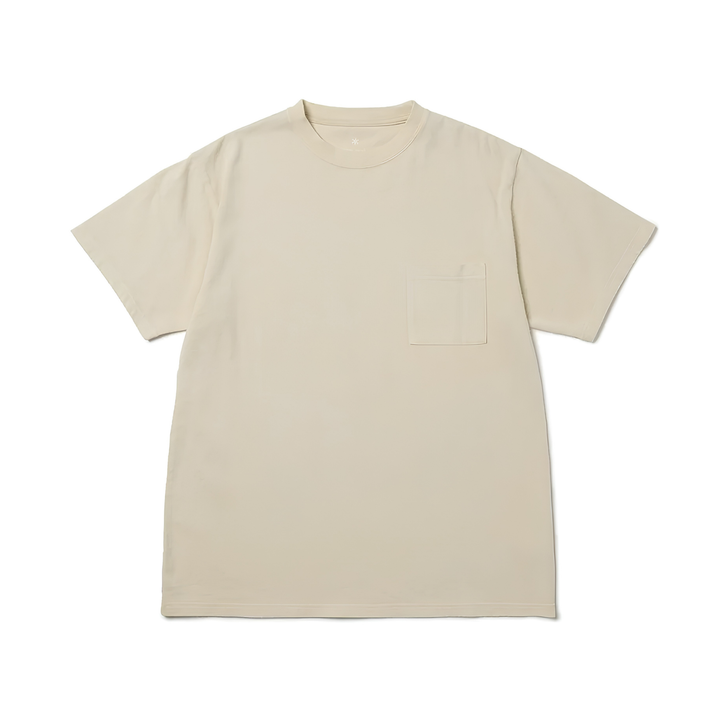 Snow Peak Men's Garment Ivory Dyed T-Shirt