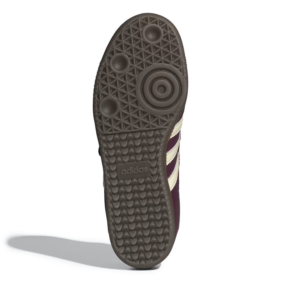 Adidas Women's Samba Jane Maroon/Cream White/Gold Metallic