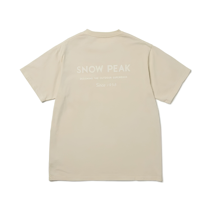 Snow Peak Men's Garment Ivory Dyed T-Shirt