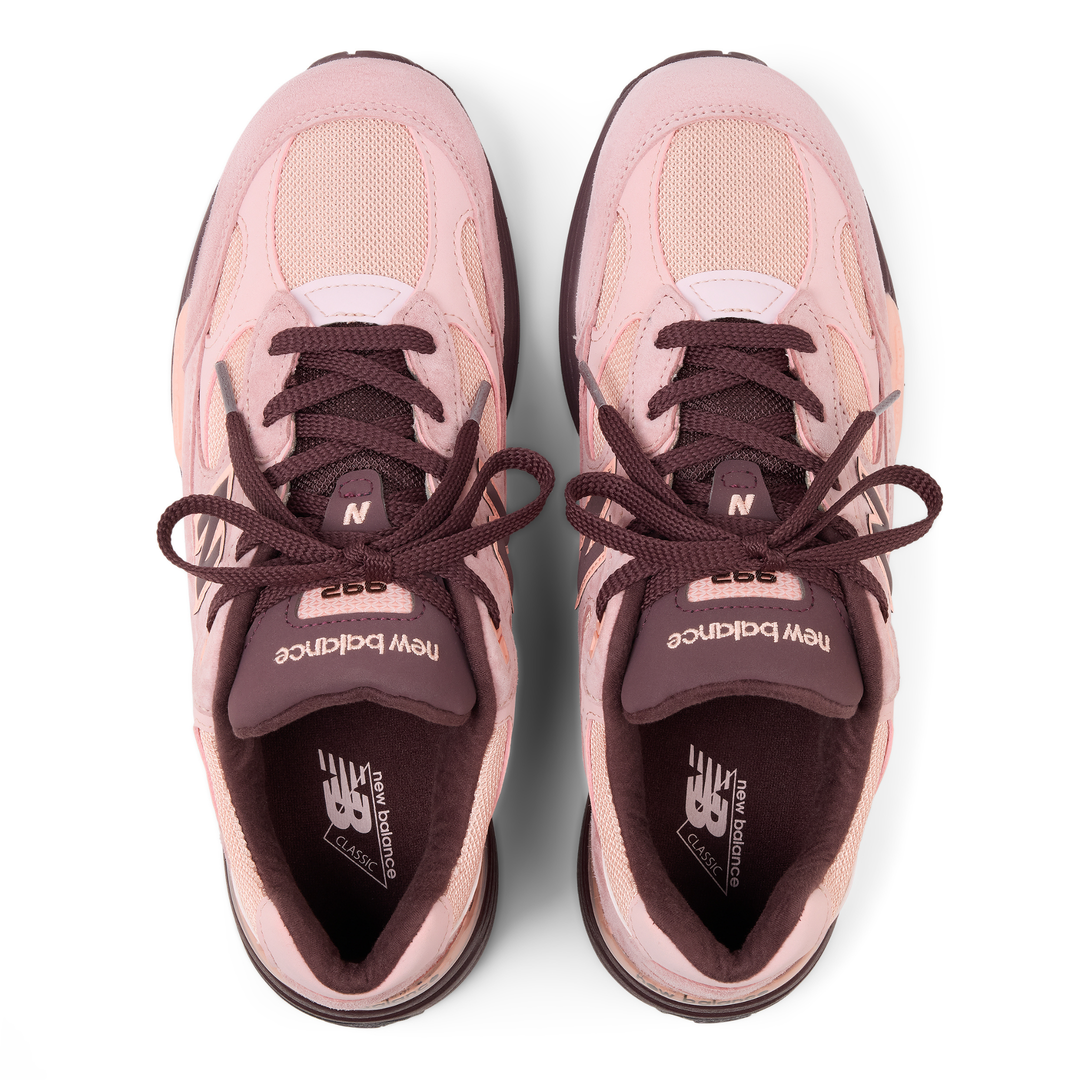 New Balance Men's U992PK Pink Chalk/Pink Lemonade/Cherry Leather