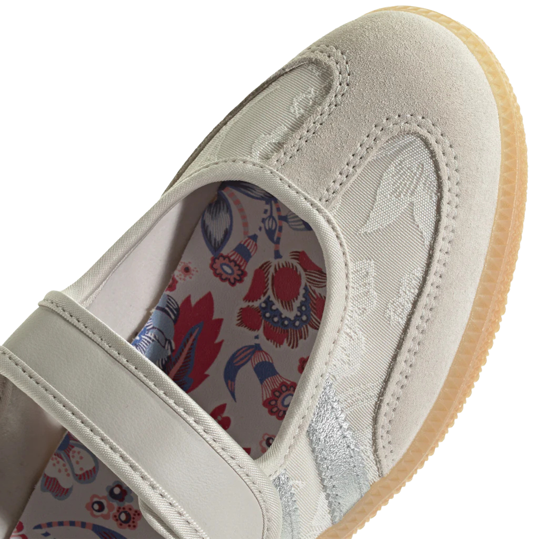 Adidas x Liberty London Women's Samba Jane Chalk Pearl/Silver