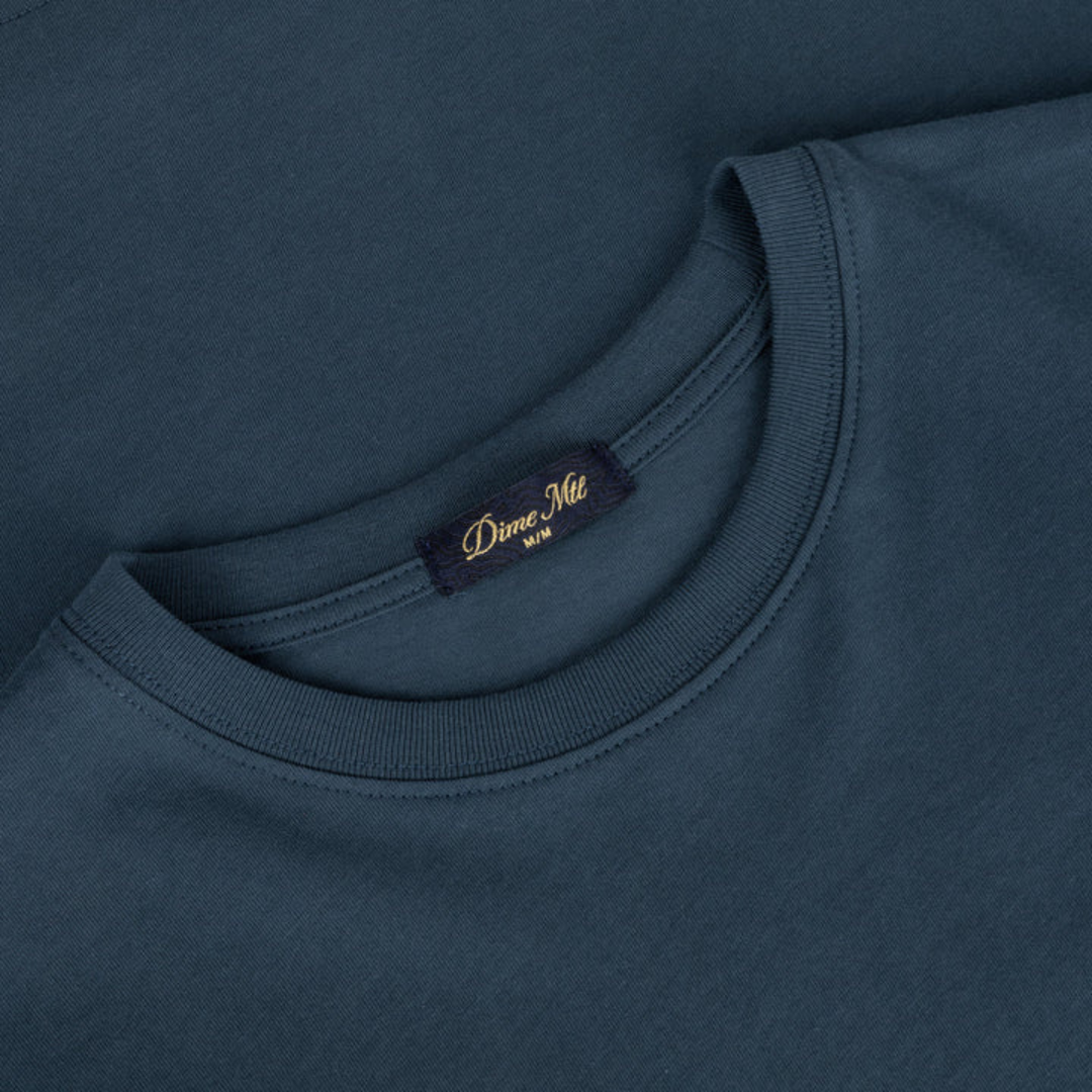 Dime Men's Classic Plastic Navy T-Shirt