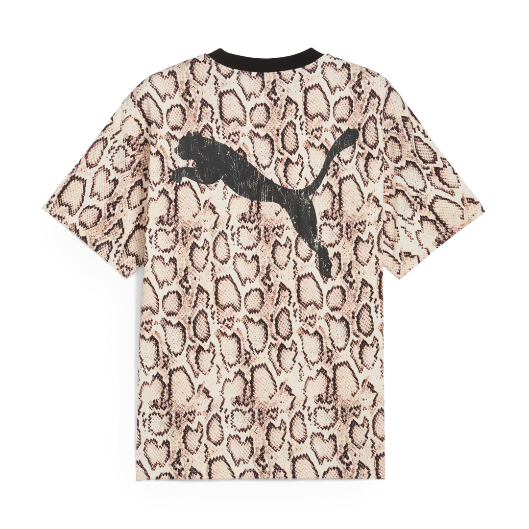 Puma X A$AP Rocky Men's Snake Skin Tee Frosted Ivory/AOP