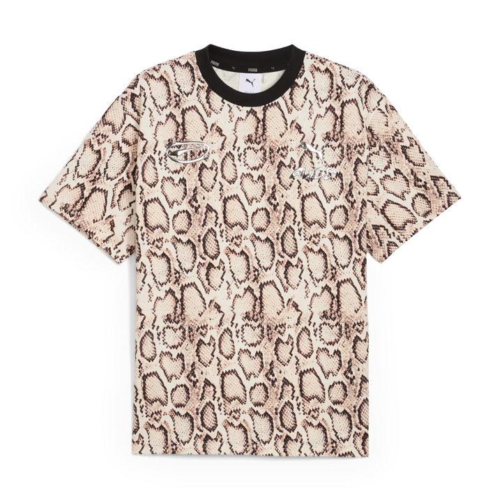 Puma X A$AP Rocky Men's Snake Skin Tee Frosted Ivory/AOP