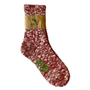 A Hope Hemp Men's Marbled Crew Sock Red