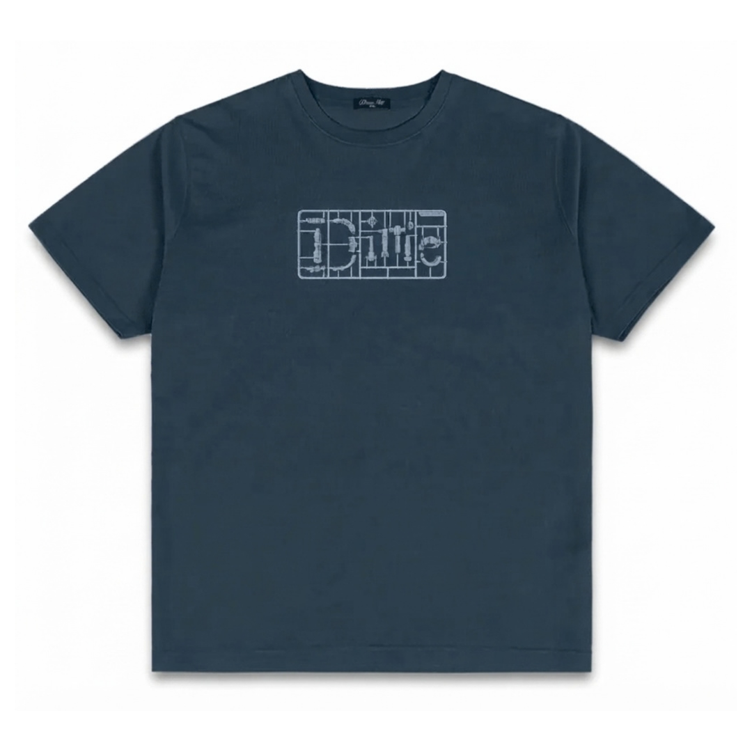 Dime Men's Classic Plastic Navy T-Shirt