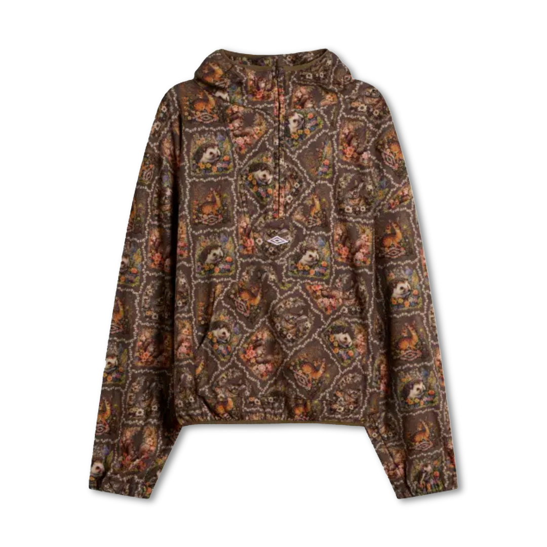 Umbro x Slam Jam Men's Cub Fleece Anorak Brown/Multicolor