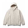Snow Peak Men's Recycled Oatmeal Cotton Zip-Up Hoodie