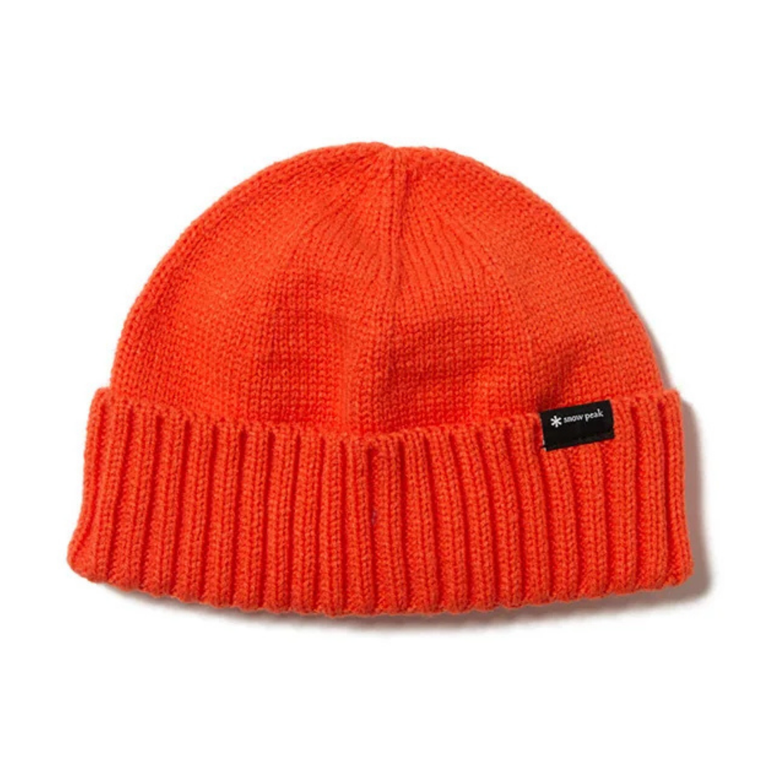 Snow Peak Men's Standard Knit Cap Orange