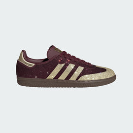 Adidas Women's Maroon/Gold Rhinestone
