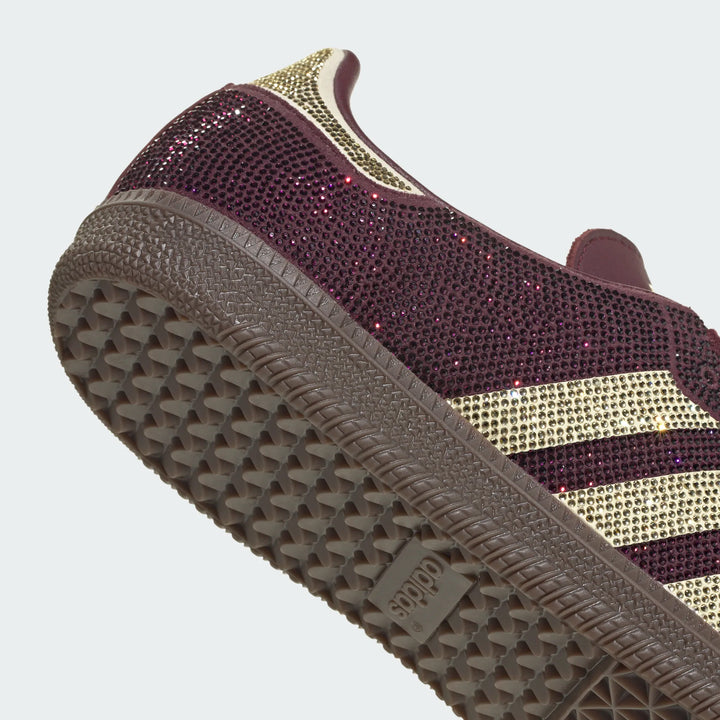 Adidas Women's Maroon/Gold Rhinestone