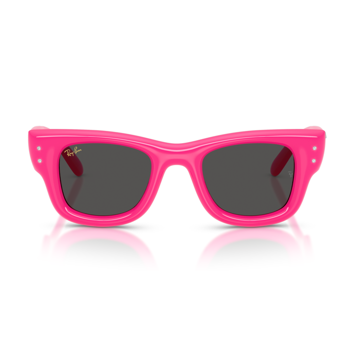 Ray Ban X A$AP Rocky Wayfarer Puffer Crystal Edition Polished Pink & Strass Frame/Ultra Black Lenses