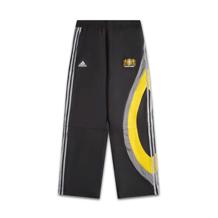 Adidas X Brain Dead Men's Track Pants Black/Dark Grey Heather/Yellow