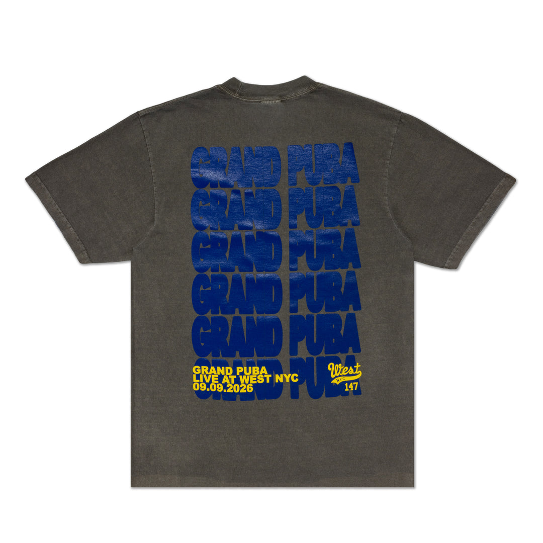West NYC PUBA Concert T-Shirt Grey